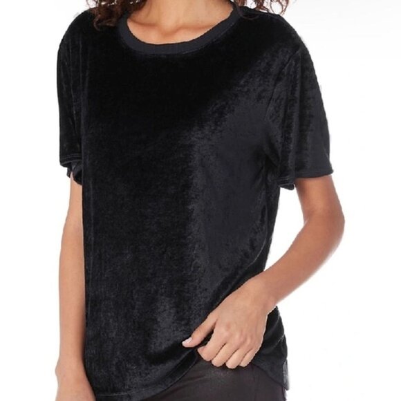 3/$30 MICHAEL STARS VELOUR T-SHIRT CREW NECK RELAXED FIT SHORT SLEEVE SZ M - Picture 3 of 10